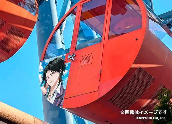 东京巨蛋城游乐设施Big-O Nijisanji原创装饰图像